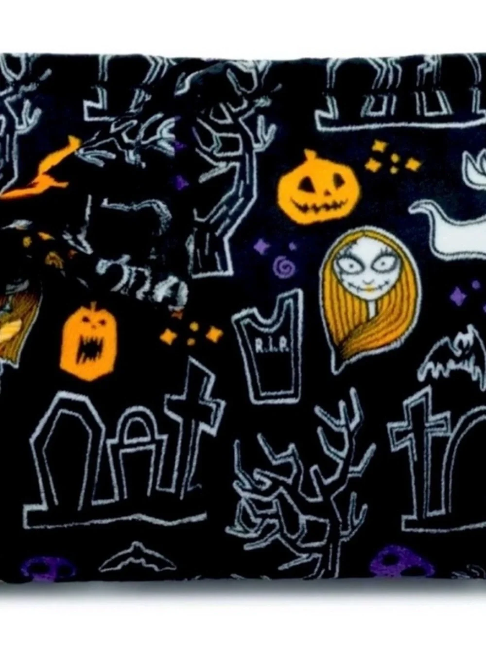 DISNEY NIGHTMARE BEFORE CHRISTMAS PLUSH FLEECE THROW BLANKET JACK & SALLY